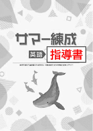 指導書　サマー練成　英語　（開隆）　中１
