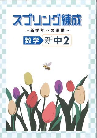 スプリング練成　数学　中２